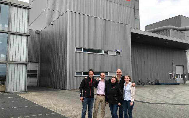 photo 3-05-2019 MERA Team Belgium, Sweden and Holland at the MERA factory in Kevelaer