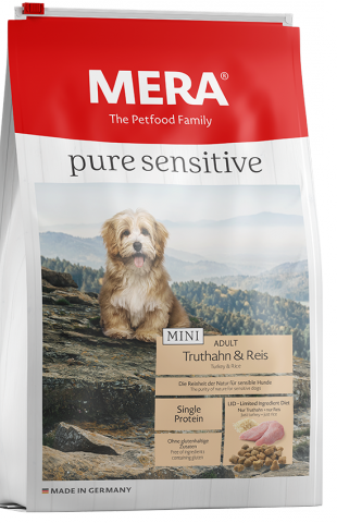 Pure Sensitive Mini Dinde et Riz 