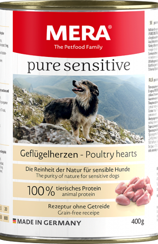 Mera_PureSensitive_Dose_400g_Gefluegelherzen web