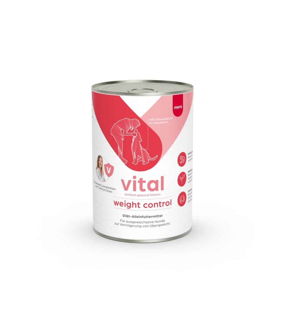 mera vital dog natvoer weight control